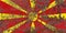 Old Macedonia grunge background flag