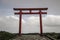 Old and magical Japanese door of a temple