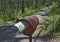 Old mailbox at the Mt Cannibal reserve in south east Victoria.