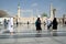 Old man in the courtyard of the mosque of the Prophet, Medina, S