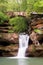 Old Man\'s Cave Waterfall and Bridge