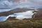 The Old Man of Storr drone view on Scotlandâ€™s Isle of Skye, Scotland