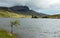 Old Man of Storr from Loch Leathan.