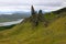 Old man of Storr in Scotland