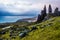 Old Man of Storr in Scotland, isle of Skye