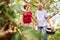 Old Man Woman Senior Couple Walking With Picnic Basket