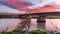 The Old Manawatu Bridge Sunrise History