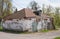 Old manor building - glacier, was used to store food. Museum of history of estate Shchapovo.