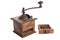 Old manual Coffee Grinder machine wooden made