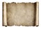 Old manusript scroll or parchment