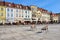 Old Market Square in Bydgoszcz with the old town tenements