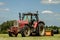 Old Massey Ferguson pulling a mower