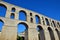 Old medieval aqueduct Kamares, Kavala, Greece