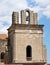 Old medieval bell tower in the city of Avetrana in southern Italy, Salento, Apulia region