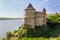 Old Medieval Castle on Dniester riverside in Khotyn, Ukraine