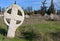 Old medieval cemetery in Europe