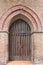 The old medieval door