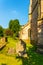 Old Medieval english Cemetery, gravestones, typical old British