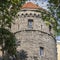 Old medieval fortress tower in Tallin