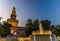 Old medieval Sforza Castle Castello Sforzesco and tower, Milan