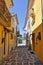 The old medieval town of Bagnoli Irpino in the Campania region, Italy.