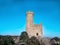An old medieval watchtower in the mountains of Spain