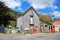 Old metal garage