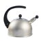 Old metal stovetop kettle isolated