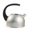 Old metal stovetop kettle isolated