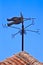 Old metal weather vane