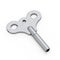 Old Metal Windup Key for Clock and Toys. 3d Rendering