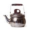 Old metallic teapot