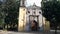 Old Mexican Church surrounded by trees in Coyoacan