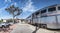 old mexican train station at San Luis Obispo. The pacific dreamliner line serves San Diego to San Luis Obispo