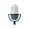 Old Microphone Speak Vector Illustration Graphic