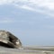 Old military bunker on beach