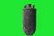 Old military dirty flask food and beverage storage container, isolate