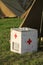 Old military first aid box