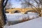 Old Mill Bridge in Winter