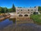 Old Mill Ruins Along The Scugog River In Lindsay, Ontario