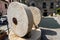 Old millstones for the olive oil - Vernazza Cinque Terre Italy