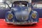 Old Model Volkswagen Beetle with Rusty Exterior Bodywork but Refurbished Internally