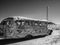 Old Mohave Road School Bus, infrared
