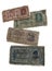 Old money of the German occupation territory in World War II