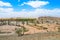 Old Moroccan villages in on a threshold of the great Sahara Desert