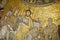 Old mosaic from main Apse of Santa Maria in Trastevere church, rome,Italy