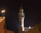 Old Mosque minaret at night, Jaffa,