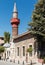 Old mosque, wooden house