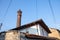 Old mosque with a wooden minaret taken in the older part of Sarajevo, capital city of Bosnia and Herzegovina.