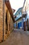 Old narrow streets in the historic village of Pano Lefkara, Cyprus.